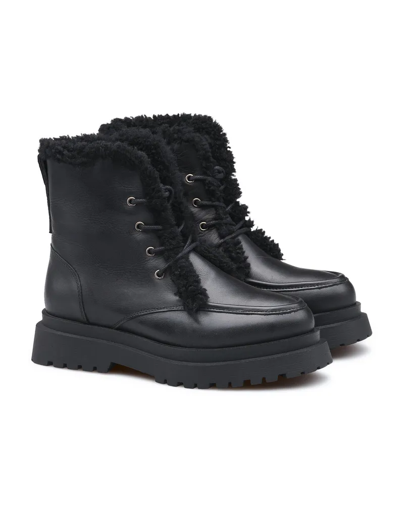 Lloyd Schwarz Glattleder | Damen Aura 345 L Schwarz Schwarz