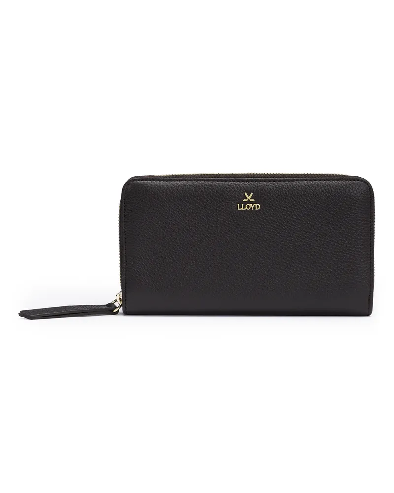 Lloyd Braun Genarbtes Leder | Damen Wallet Braun Braun