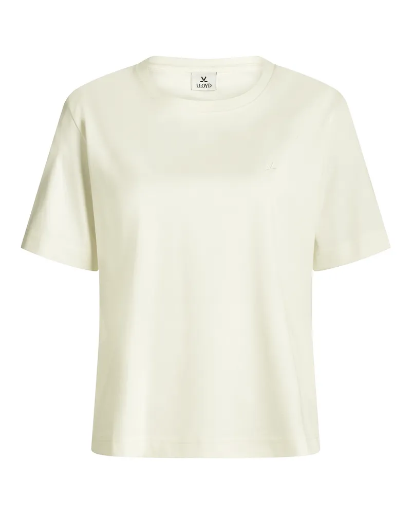 Lloyd Weiss Damen T-shirt Rundhals Oversized Weiss Weiss