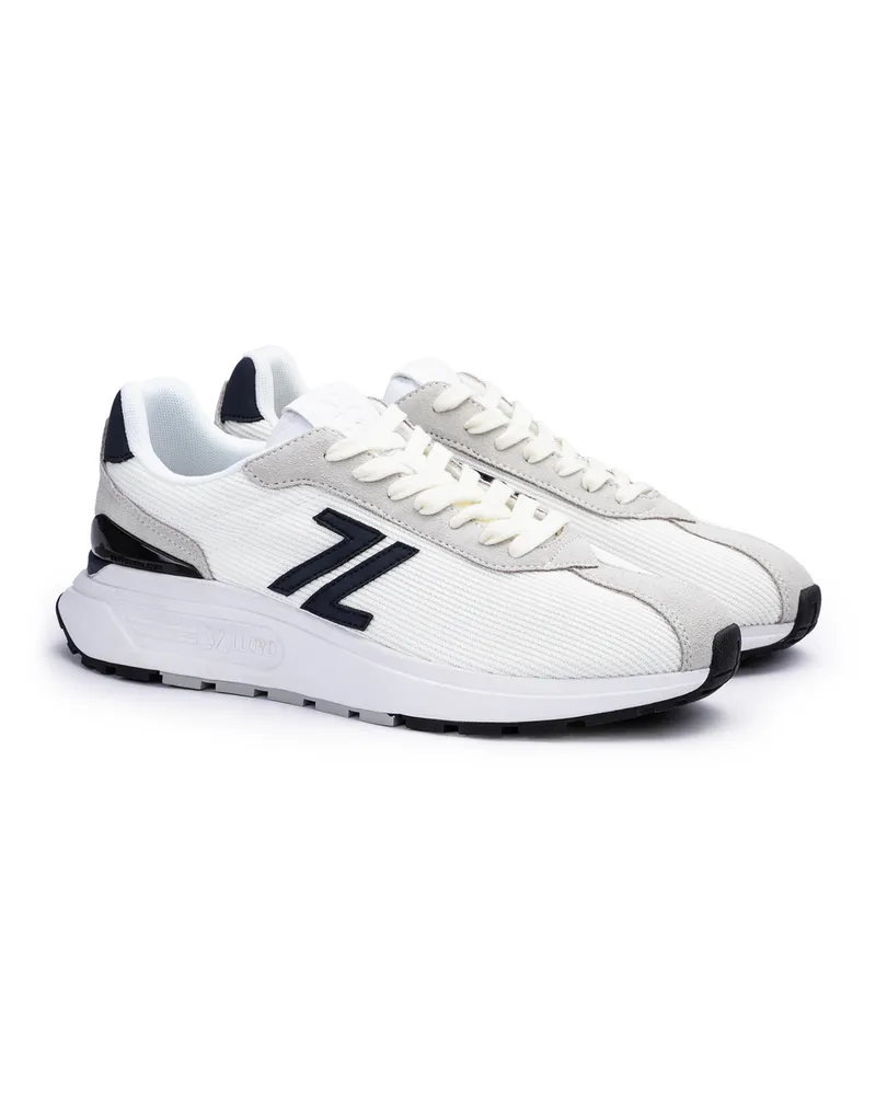 Lloyd Weiss Rauleder | Mesh | Glattleder | Tempo Weiss