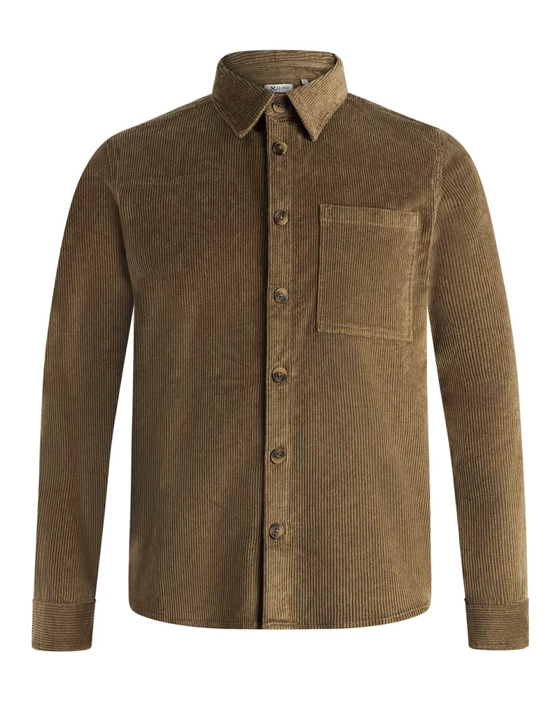 Lloyd Grün Baumwolle | Cord Overshirt Grün