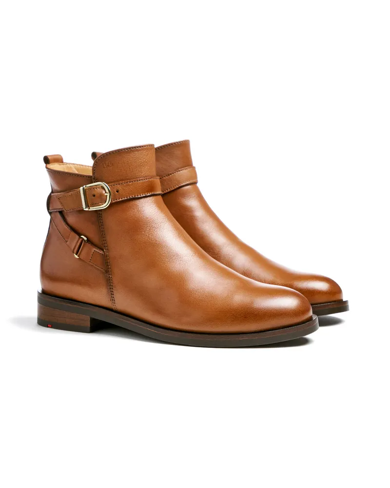 Lloyd Braun Glattleder | Damen Stiefelette Braun Braun
