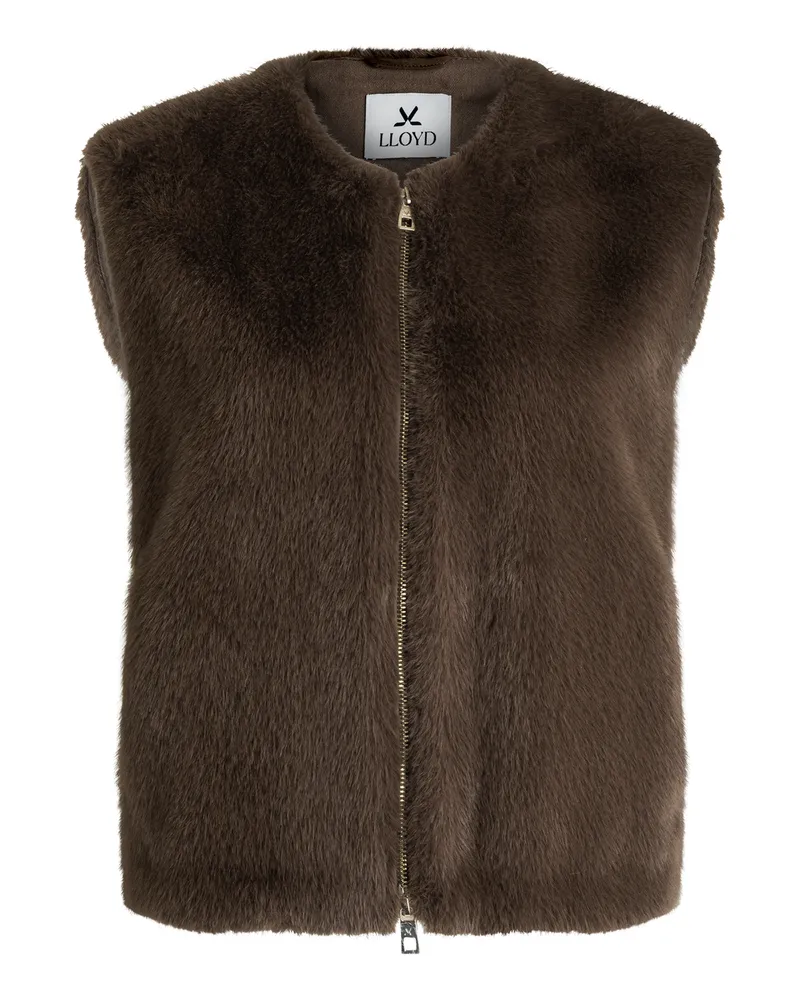 Lloyd Braun Polyester | Damen Weste Braun Braun