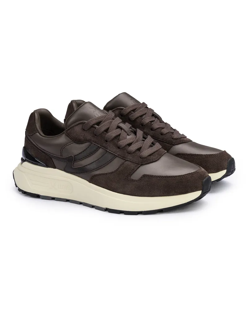 Lloyd Braun Genarbtes Leder | Tempo Wave Braun