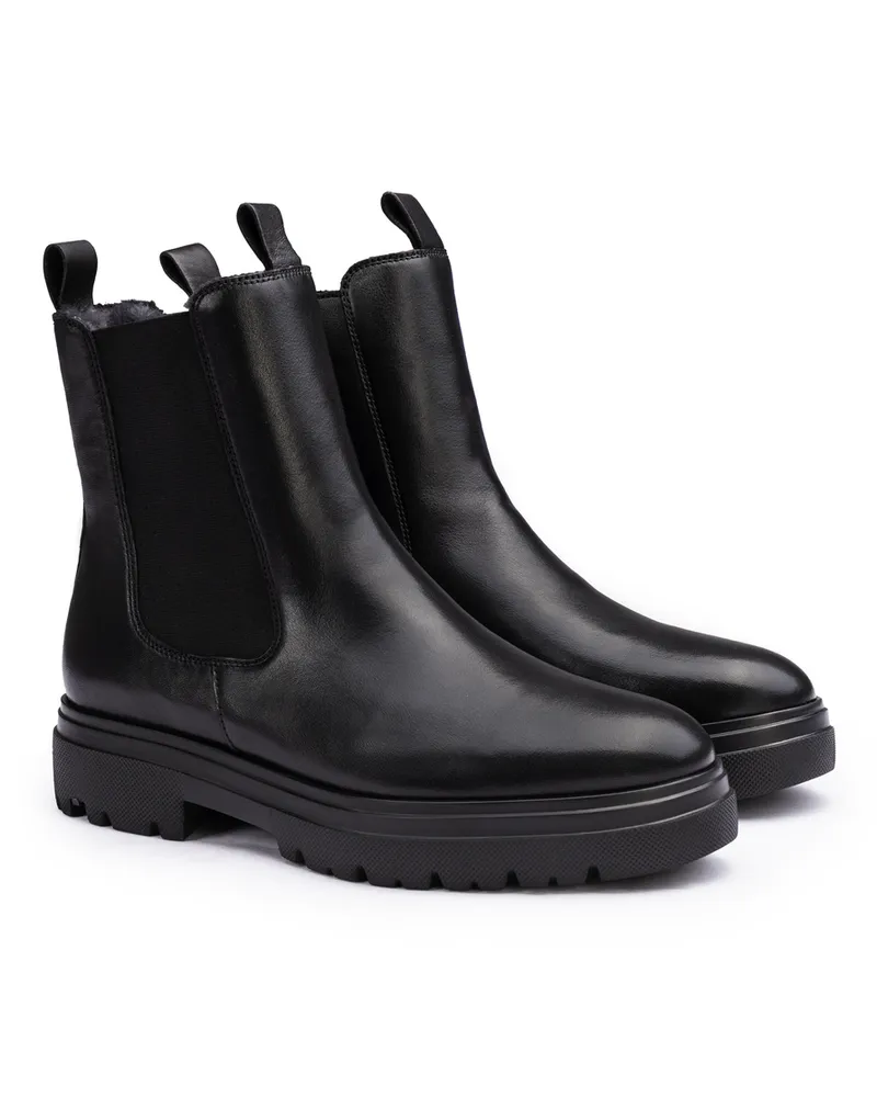 Lloyd Schwarz Glattleder | Damen Haven 315 L Schwarz Schwarz