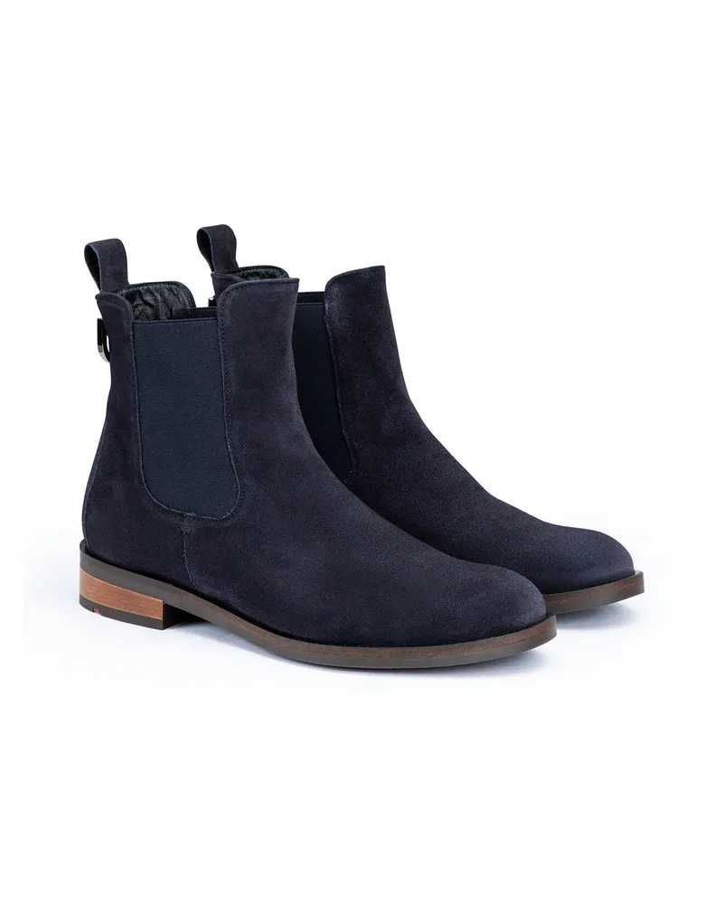 Lloyd Blau Rauleder | Damen Stiefelette Blau Blau