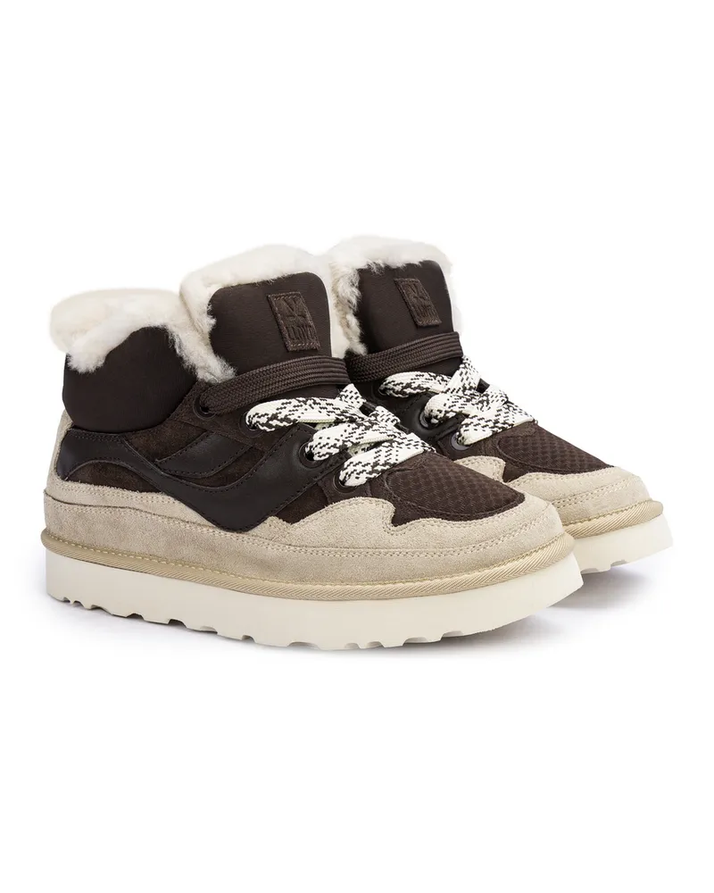 Lloyd Braun Textil | Mesh | Glattleder | Rauleder | Damen Seren Braun Braun