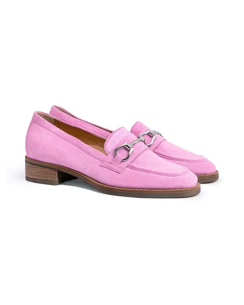 Lloyd Pink Rauleder | Damen Slipper Pink Pink