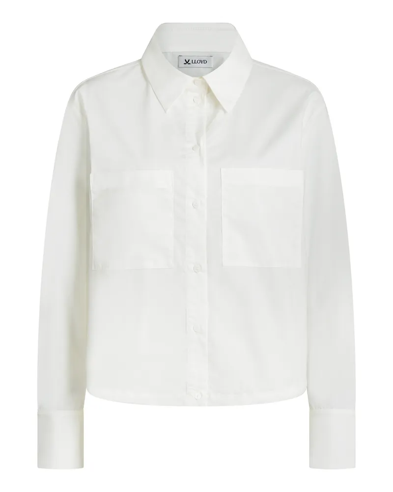 Lloyd Weiss Damen Bluse Weiss Weiss