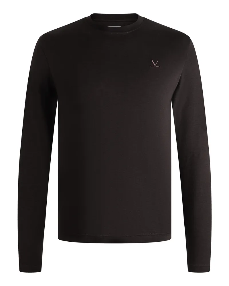 Lloyd Braun Jersey Long-sleeve Roundneck Braun