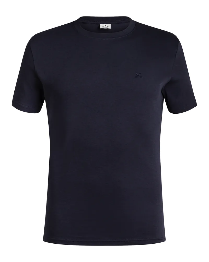 Lloyd Blau T-shirt Rundhals Blau