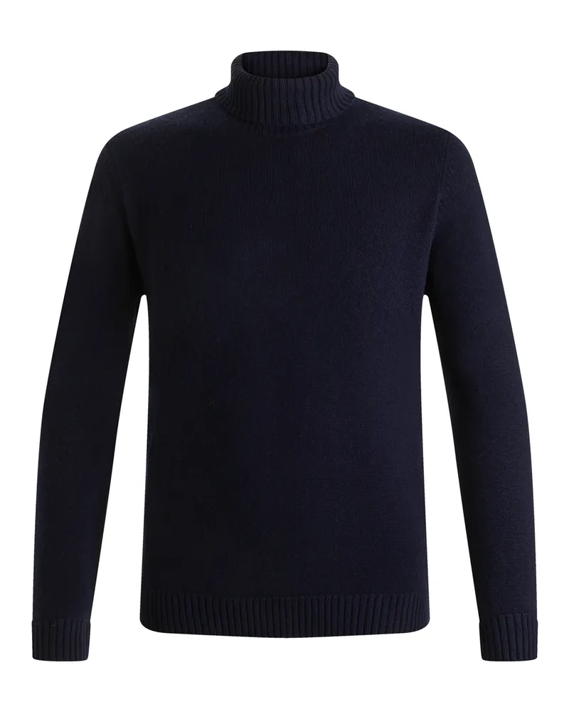 Lloyd Blau Kaschmir | Troyer Strickpullover Blau
