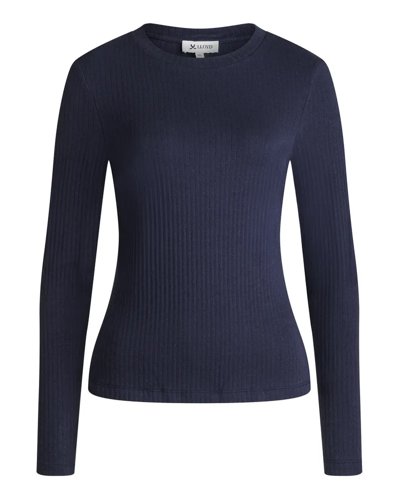 Lloyd Blau Damen Langarmshirt Rundhals Blau Blau