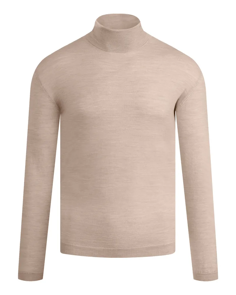Lloyd Beige Textil | Rollkragen Pullover Beige