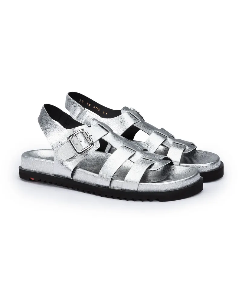 Lloyd Silber Glattleder | Damen Sandalen Silber Silber