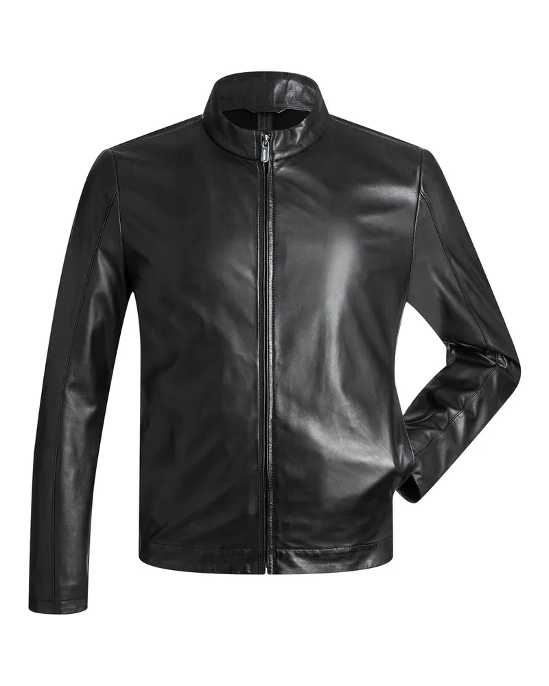 Lloyd Schwarz Glattleder | Tiberius Schwarz