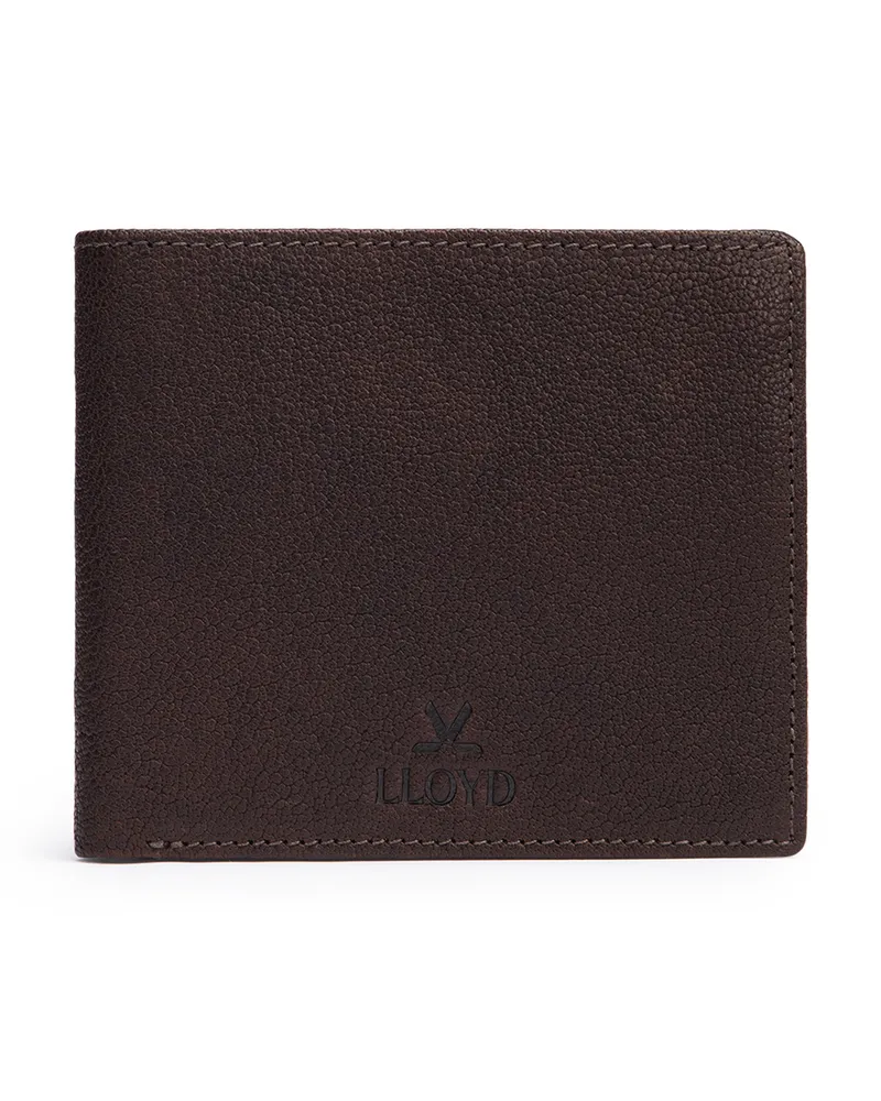 Lloyd Braun Genarbtes Leder | Wallet Braun