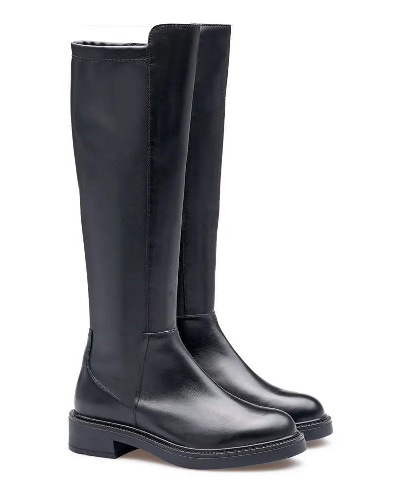 Lloyd Schwarz Lederkombination | Damen Sovena 385 Schwarz Schwarz