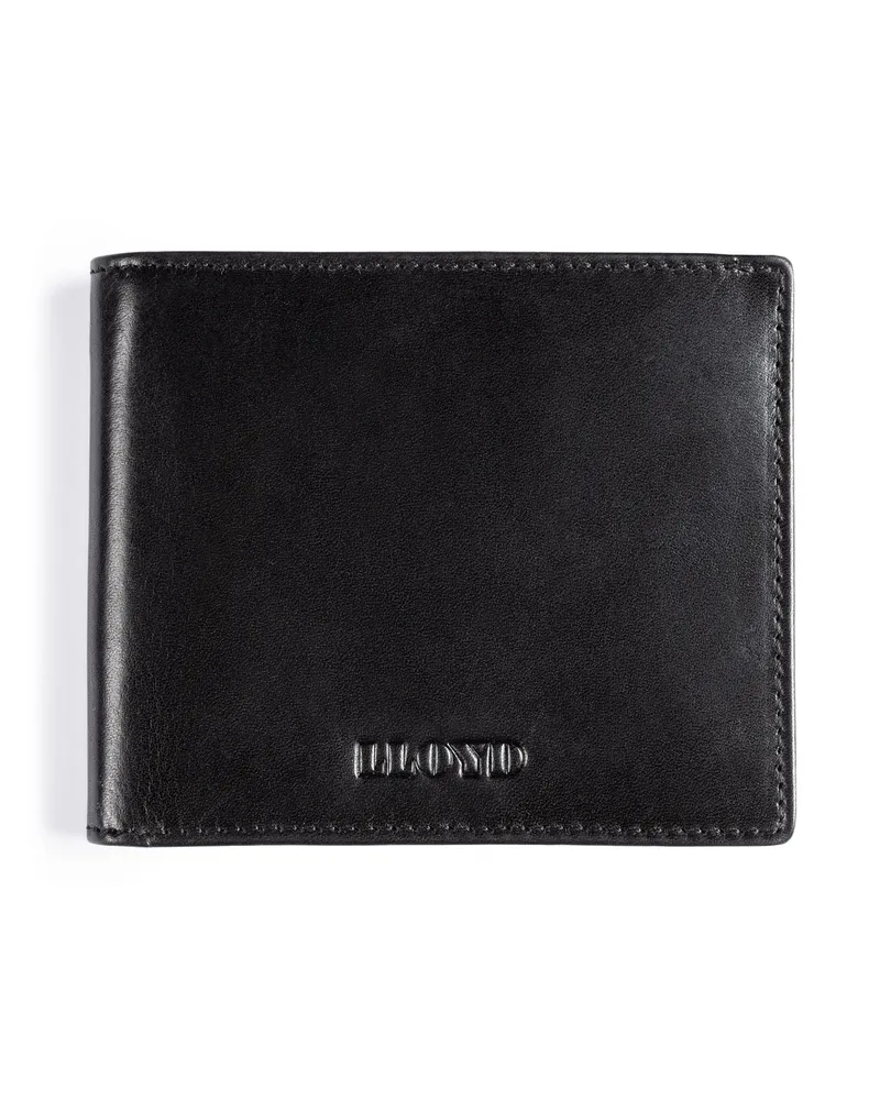 Lloyd Schwarz Glattleder | Wallet Schwarz