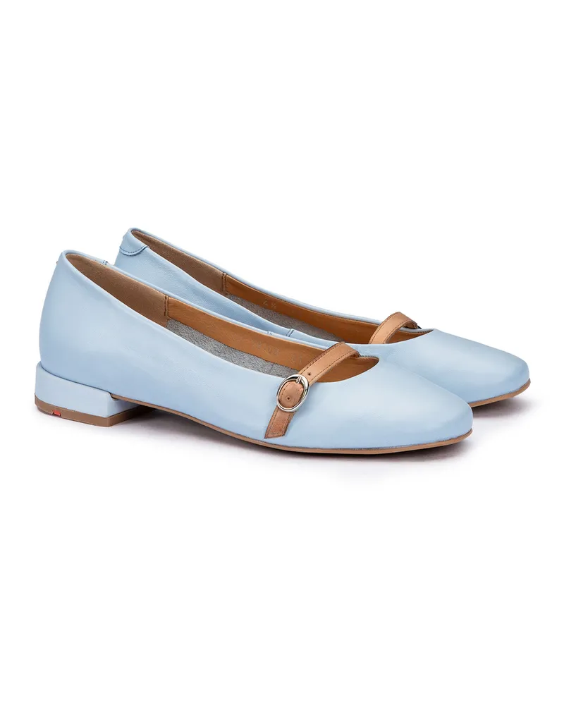 Lloyd Blau Glattleder | Damen Ballerinas Blau Blau