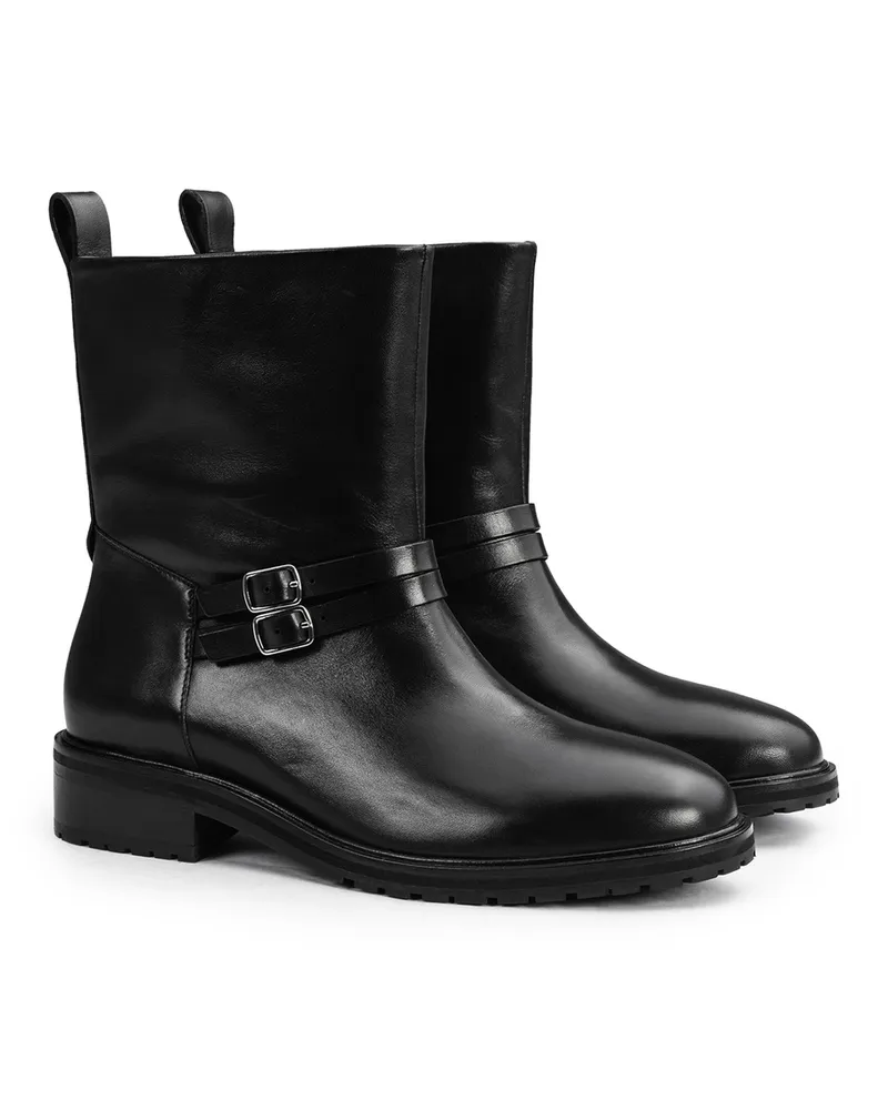 Lloyd Schwarz Glattleder | Damen Cleo 330 Schwarz Schwarz