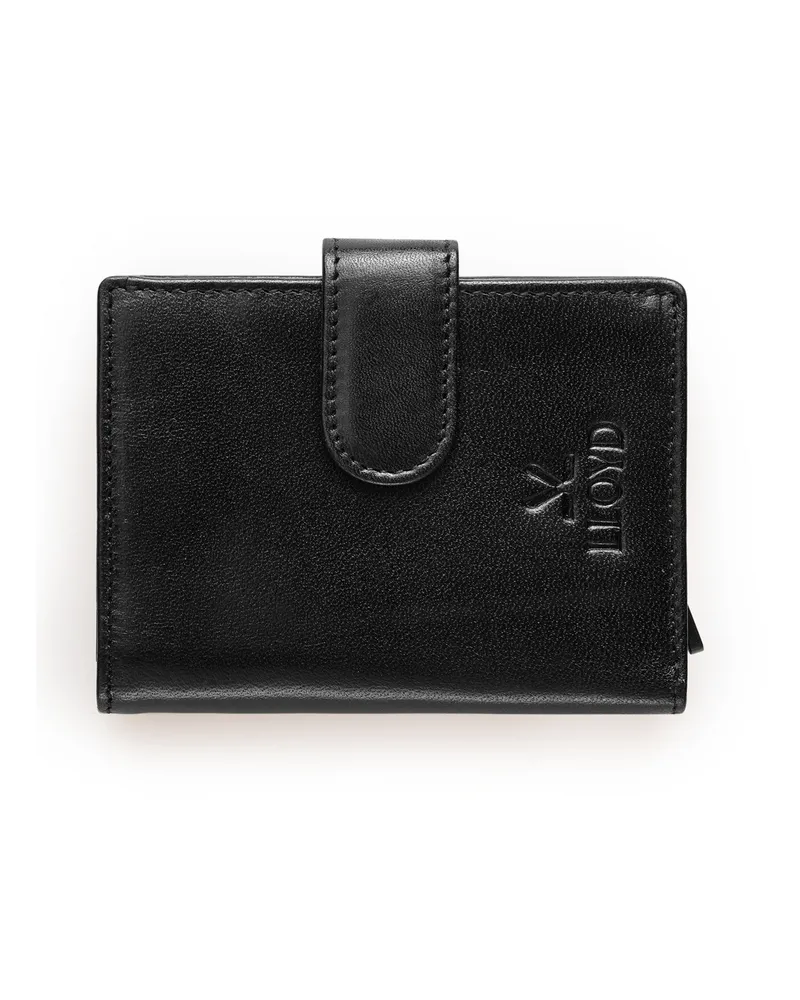 Lloyd Schwarz Glattleder | Cardholder Schwarz