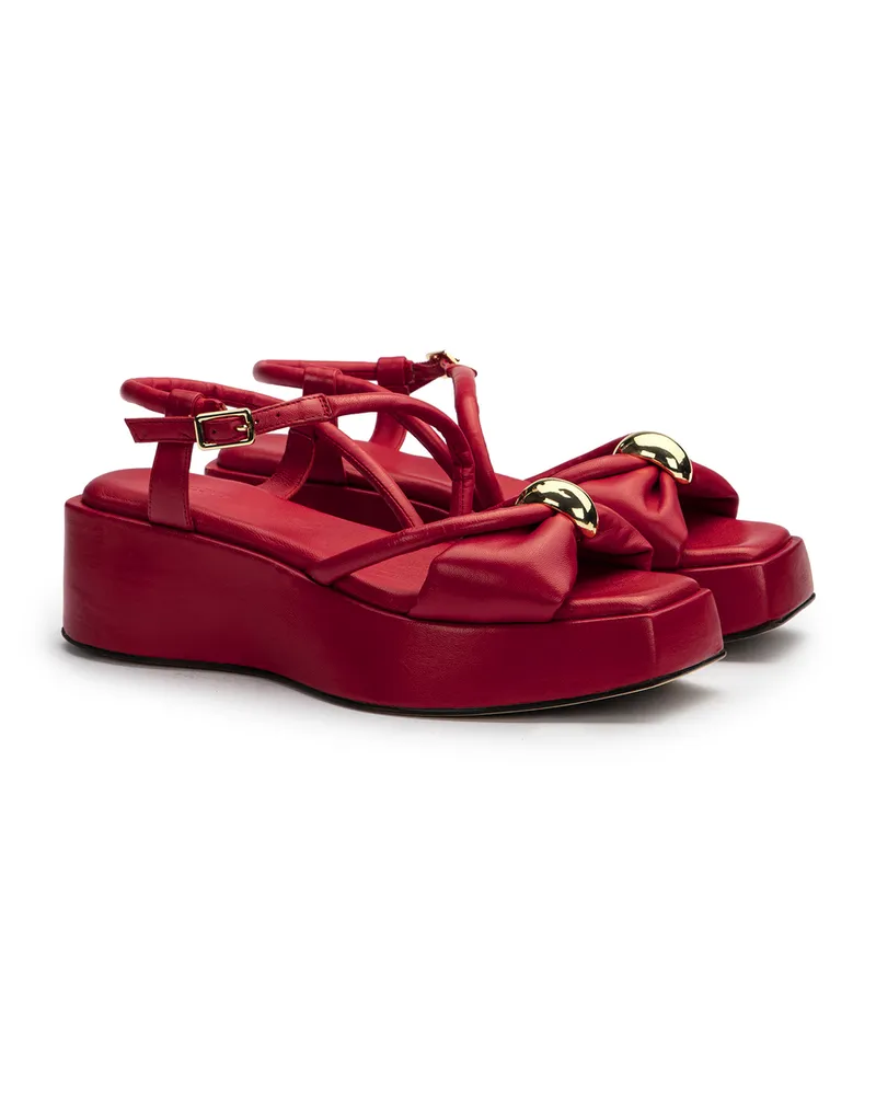 Lloyd Rot Glattleder | Damen Vega Flow Rot Rot