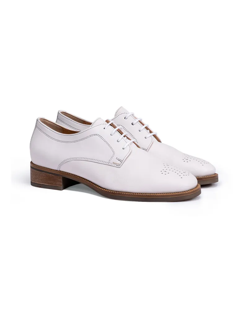 Lloyd Weiss Glattleder | Damen Halbschuhe Weiss Weiss