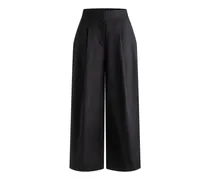 Schwarz | 46 | Damen Stoffhose Schwarz