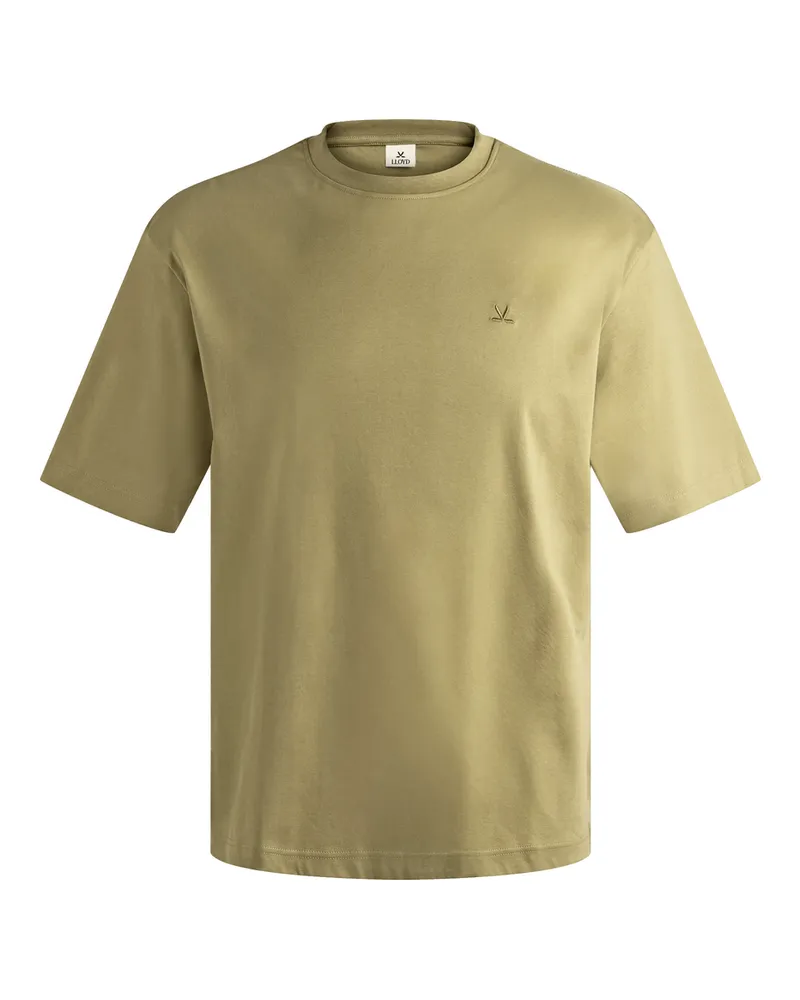 Lloyd Grün T-shirt Rundhals Oversized Grün