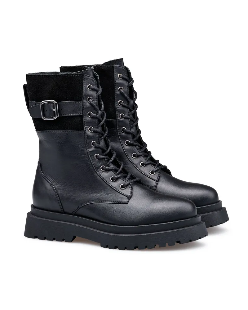 Lloyd Schwarz Lederkombination | Damen Aura 375 Schwarz Schwarz