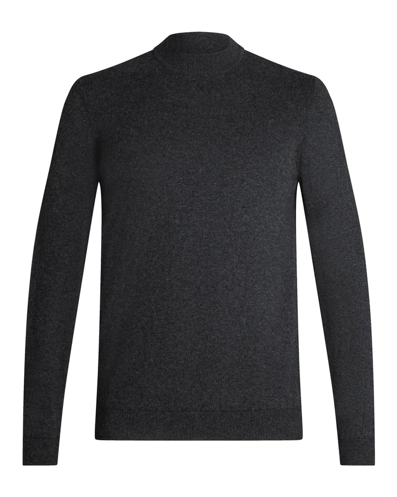 Lloyd Grau Baumwolle | Strickpullover Rundhals Grau