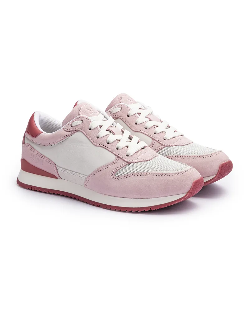 Lloyd Pink Rauleder | Genarbtes Leder | Mesh | Damen Swift Pink Pink