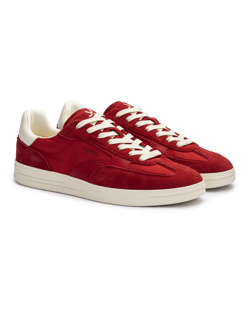 Lloyd Rot Nylon | Lederkombination | Damen Volo Rot Rot