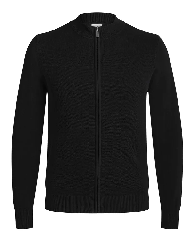 Lloyd Schwarz Strickjacke Schwarz