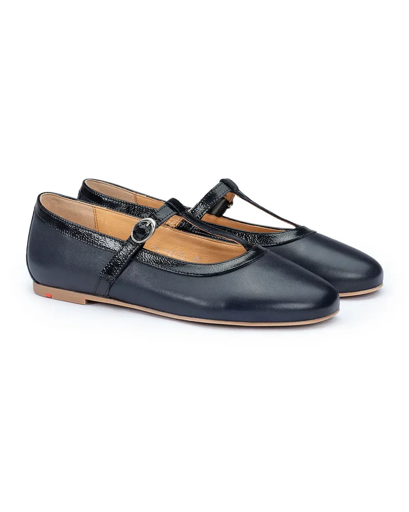 Lloyd Blau Glattleder | Damen Ballerinas Blau Blau