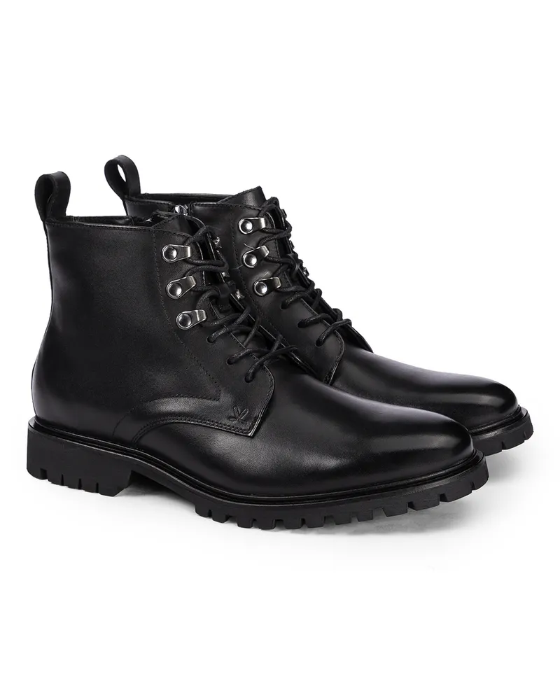 Lloyd Schwarz Genarbtes Leder | Venton 329 Schwarz
