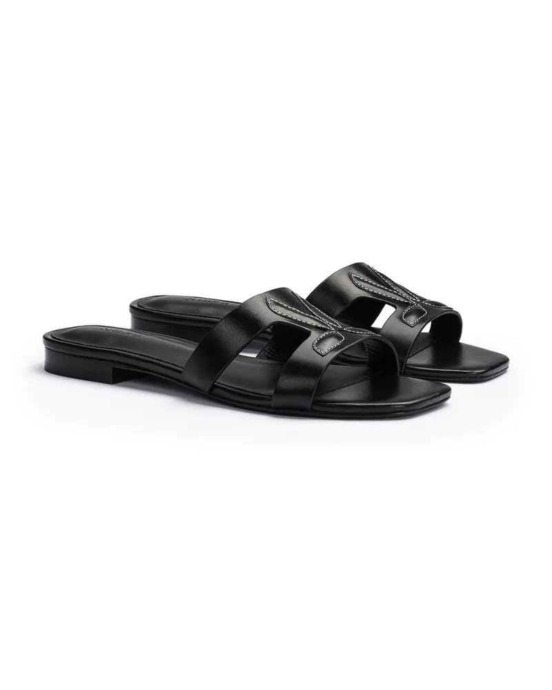 Lloyd Schwarz Glattleder | Damen Zuri Schwarz Schwarz