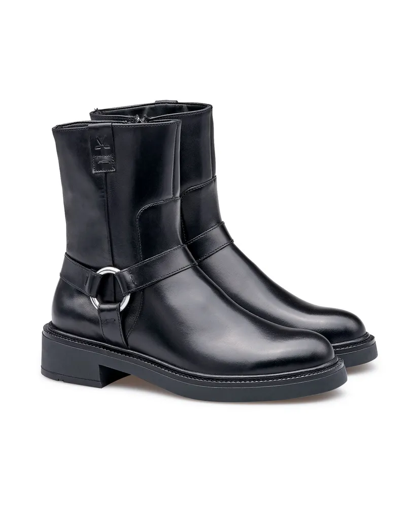 Lloyd Schwarz Glattleder | Damen Sovena 360 Schwarz Schwarz