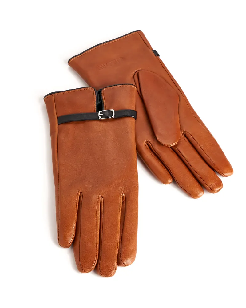 Lloyd Braun Glattleder | Damen Handschuhe Braun Braun