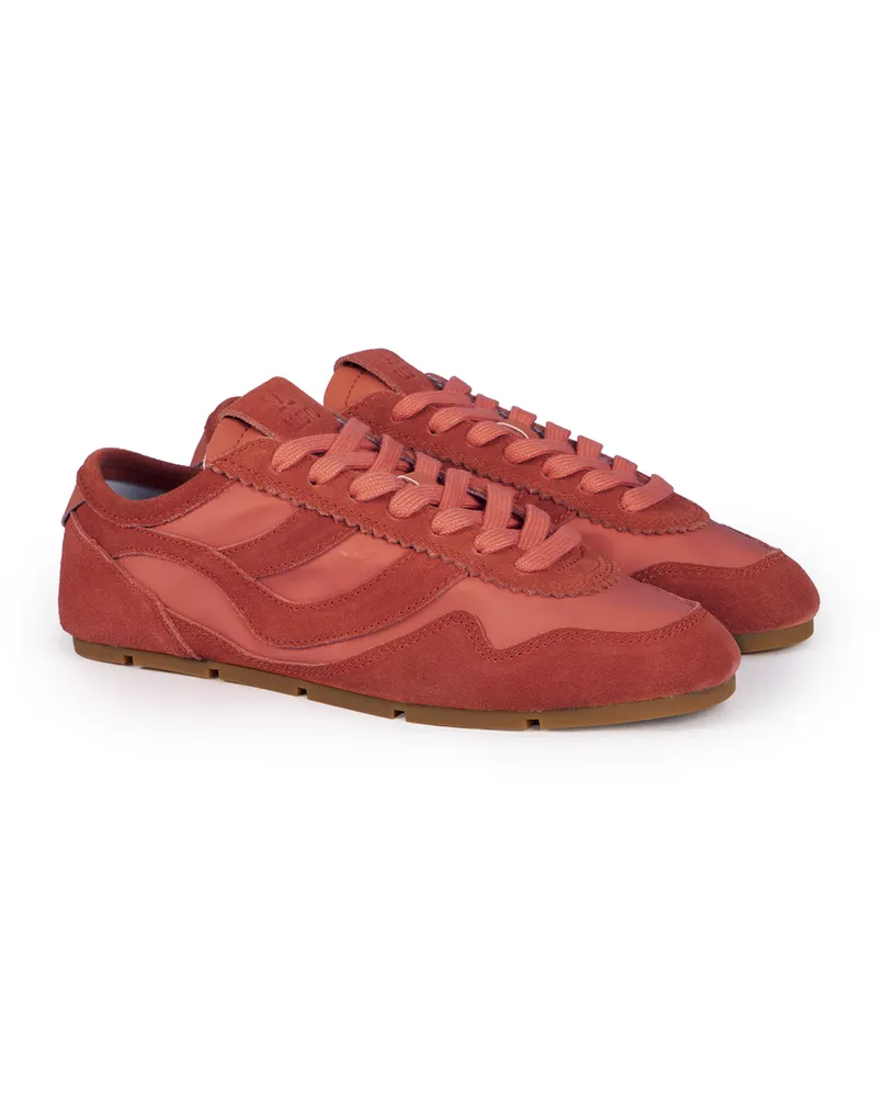 Lloyd Rot Mesh | Rauleder | Damen Sunny Rot Rot