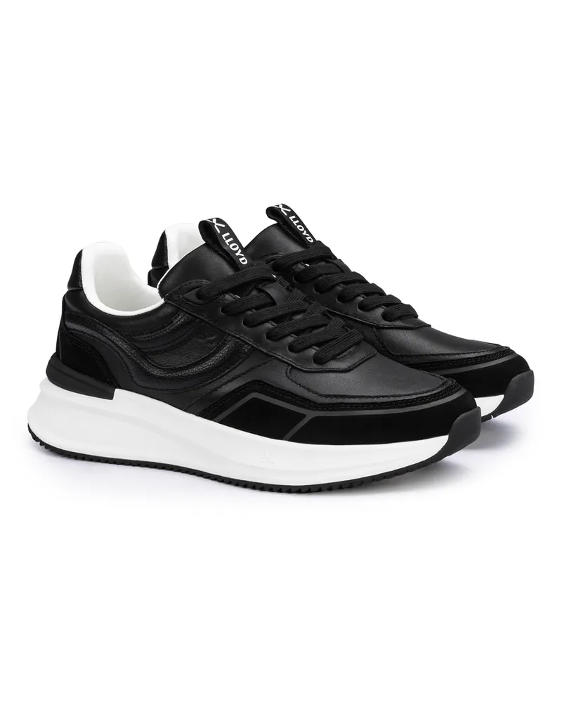 Lloyd Schwarz Glattleder | Kunstleder | Rauleder | Damen X-motion Flow Schwarz Schwarz