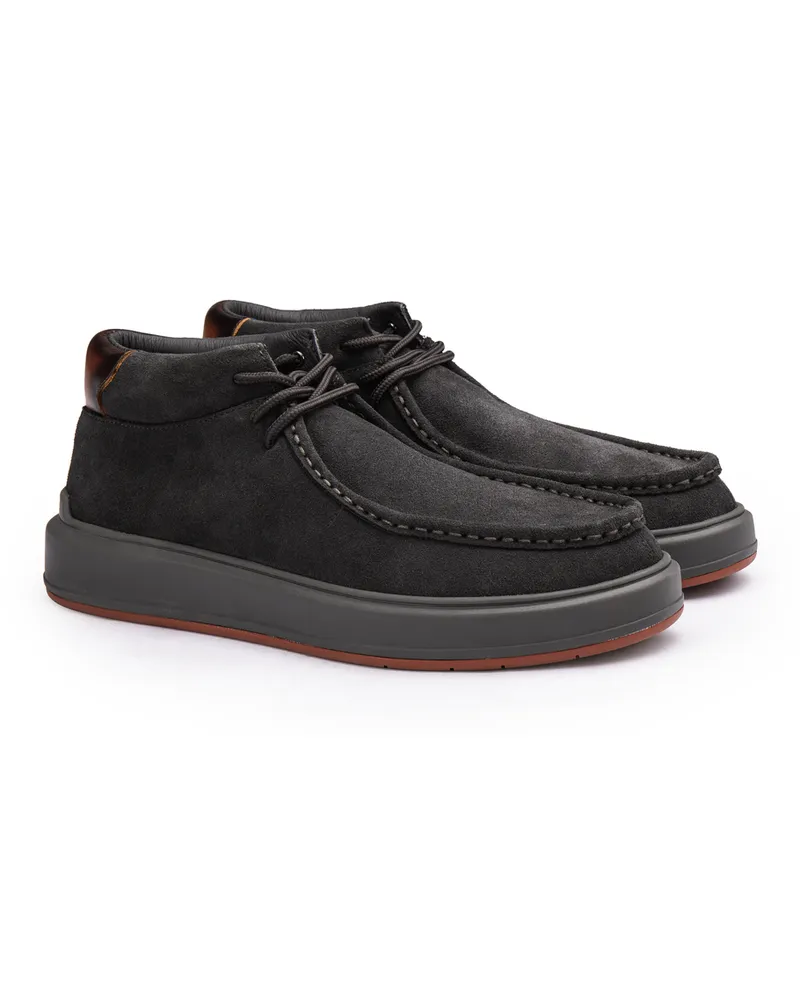 Lloyd Grau Genarbtes Leder | Navo 325 Grau