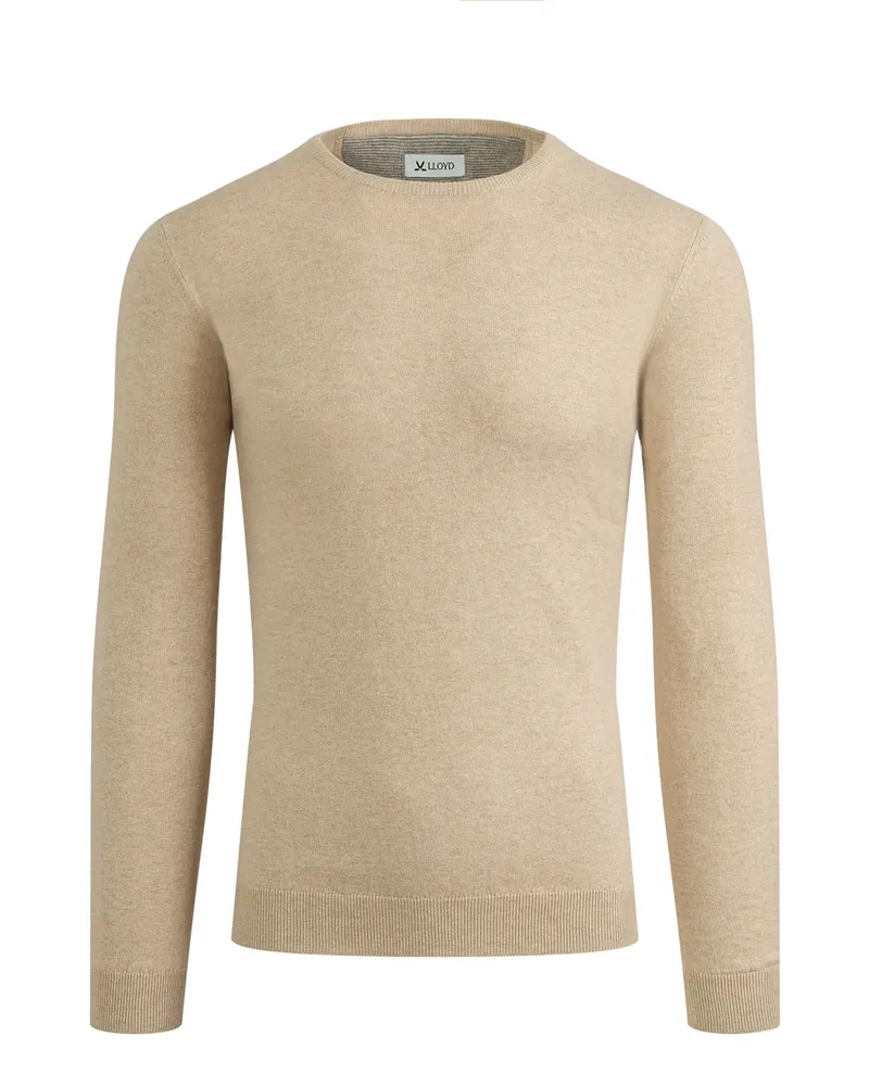Lloyd Beige Textil | Rundhals Pullover Beige