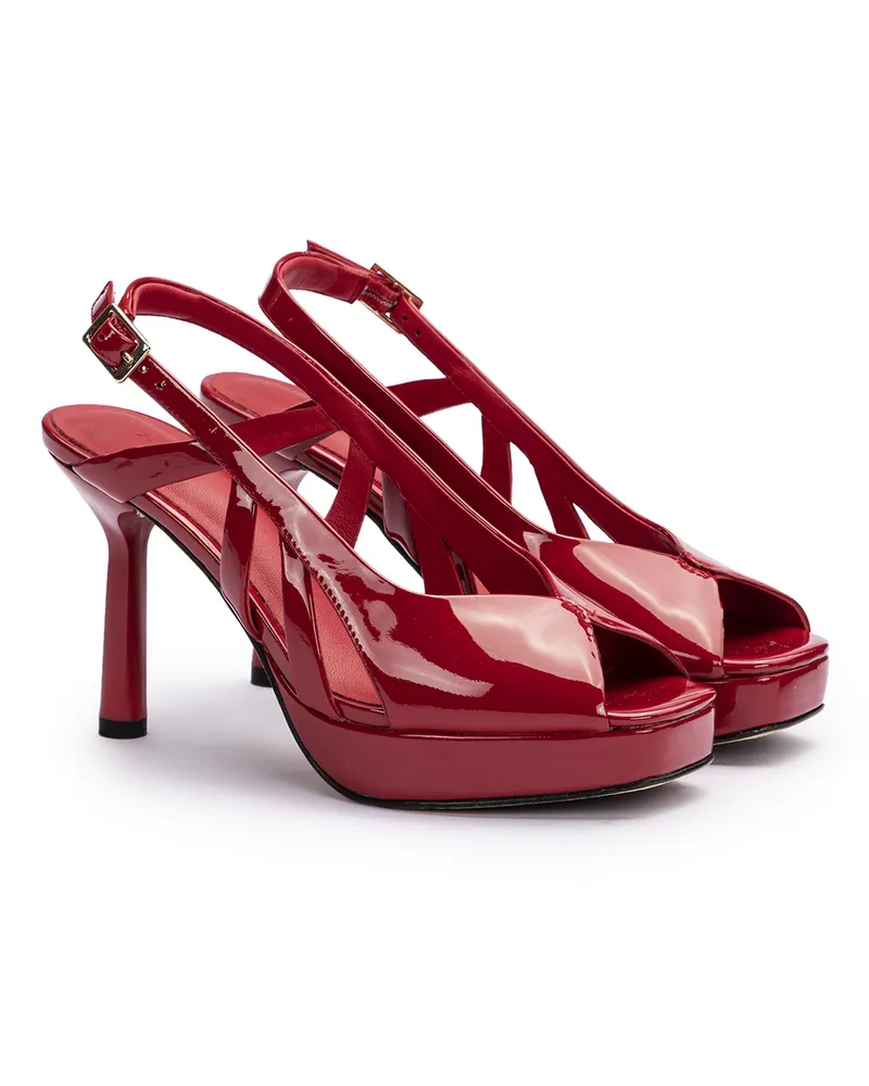 Lloyd Rot Glattleder | Damen Nova Twist Rot Rot