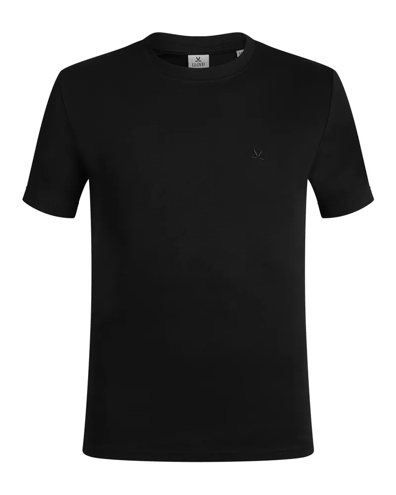 Lloyd Schwarz T-shirt Rundhals Schwarz
