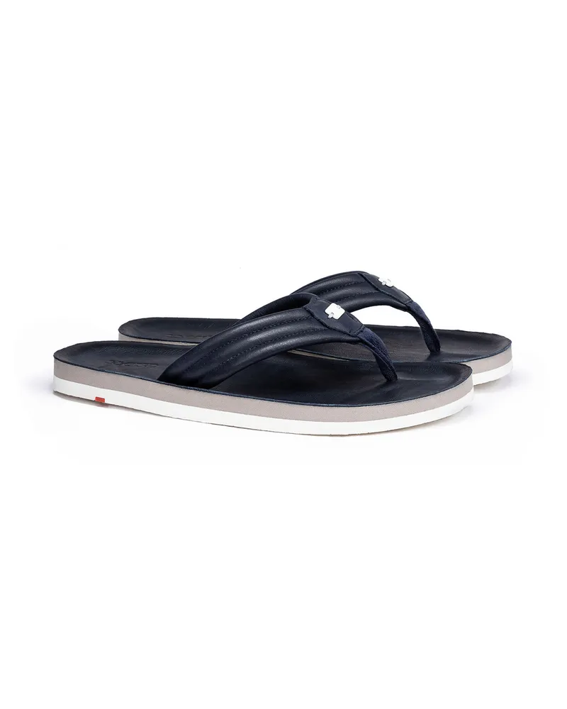 Lloyd Blau Glattleder | Flip Flop Blau