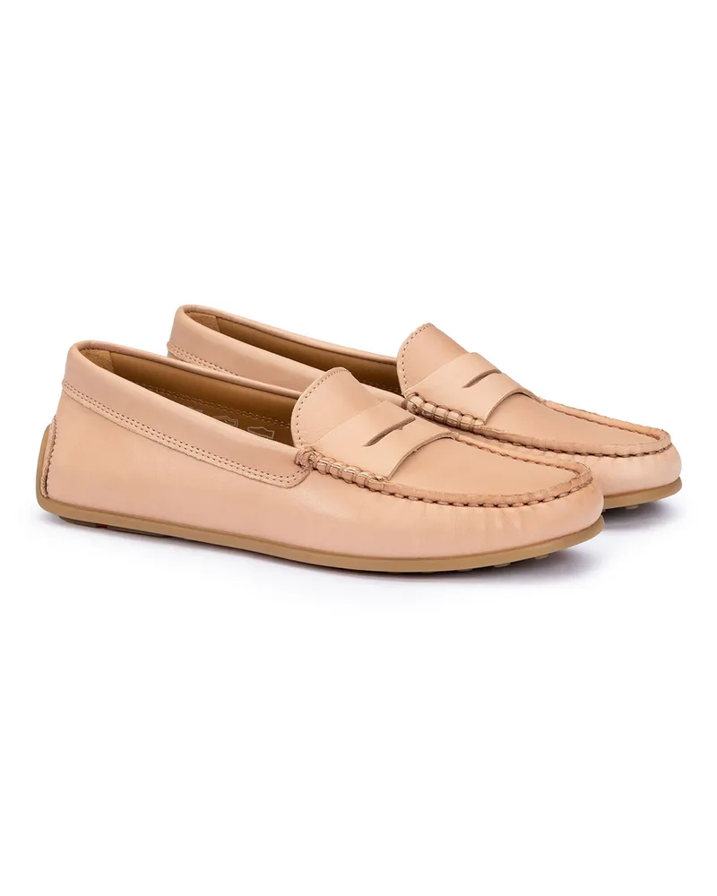 Lloyd Braun Glattleder | Damen Slipper Braun Braun