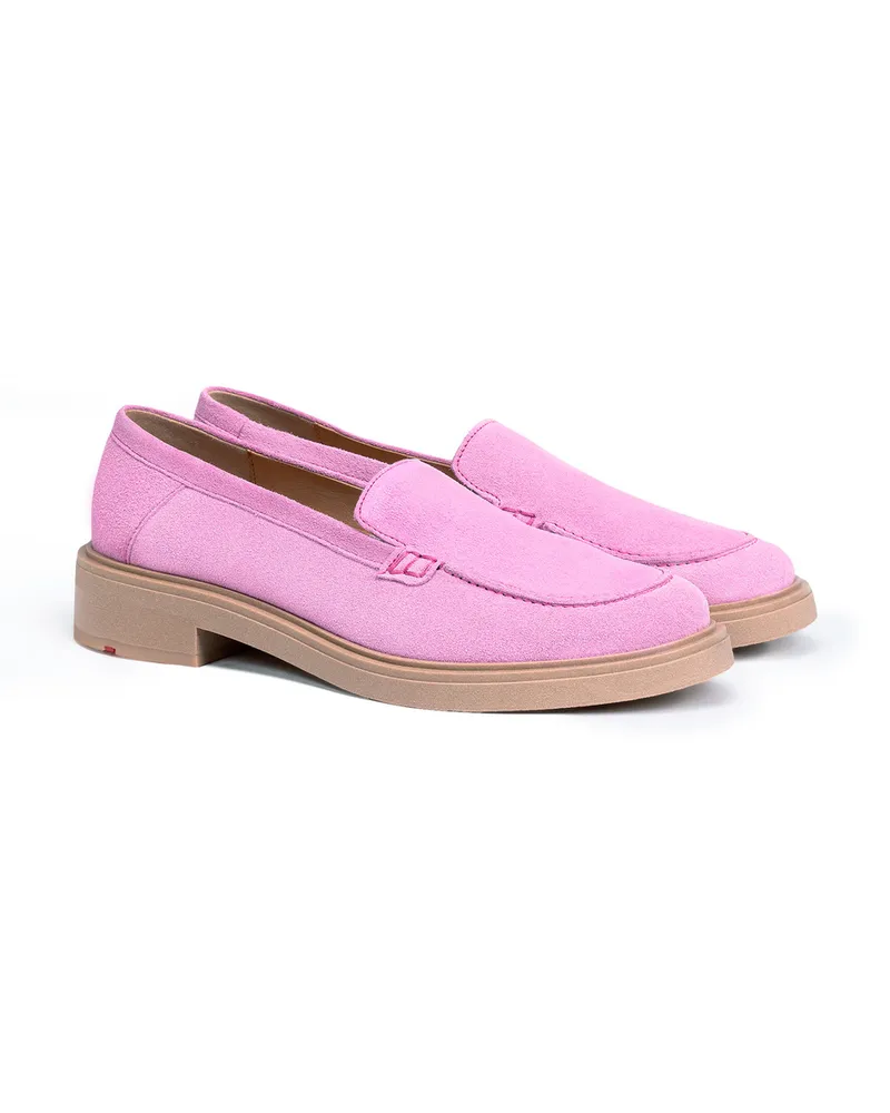 Lloyd Pink Rauleder | Damen Slipper Pink Pink
