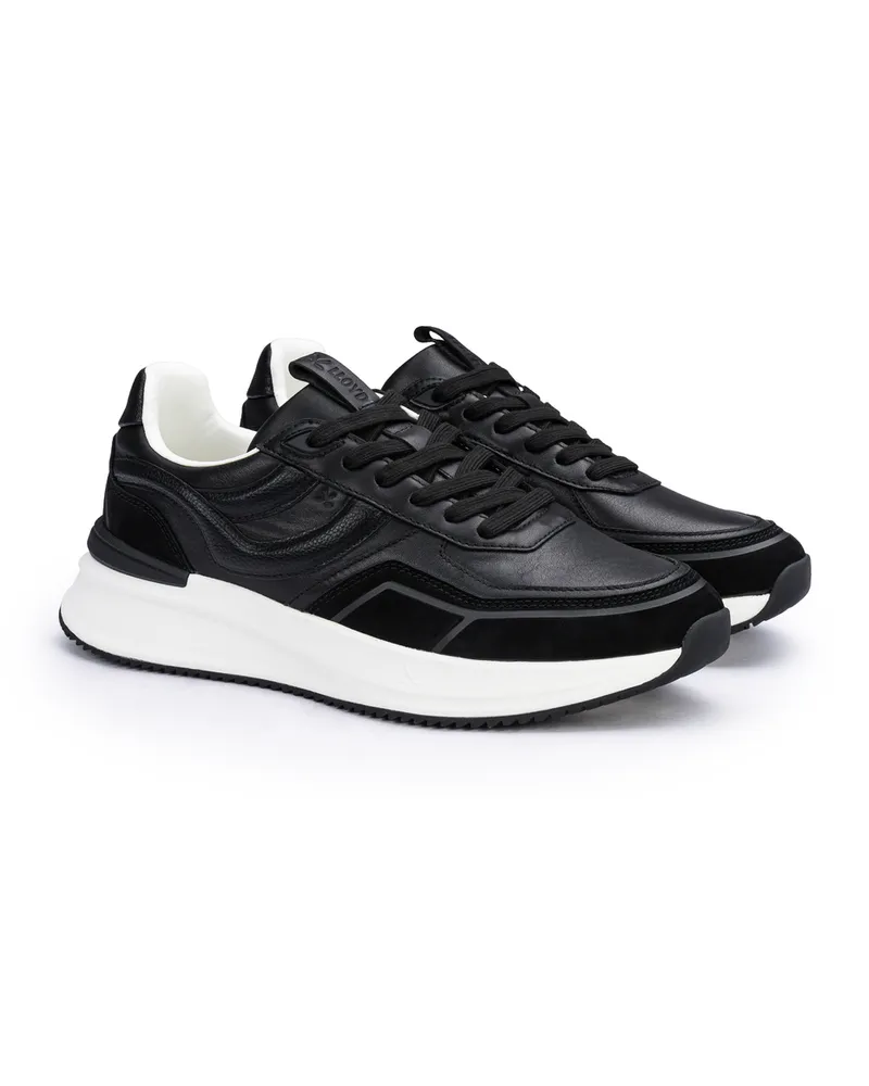 Lloyd Schwarz Glattleder | Kunstleder | Rauleder | X-motion Flow Schwarz